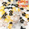 20Pcs Cute Cat Two-eye Buttons 12/17mm Colourful Cartoon Cat Resin Buttons DIY Kids' Clothes Hats Socks Buttons·