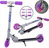 Folding Scooter Jokomisiada with Luminous Wheels Purple SP0786