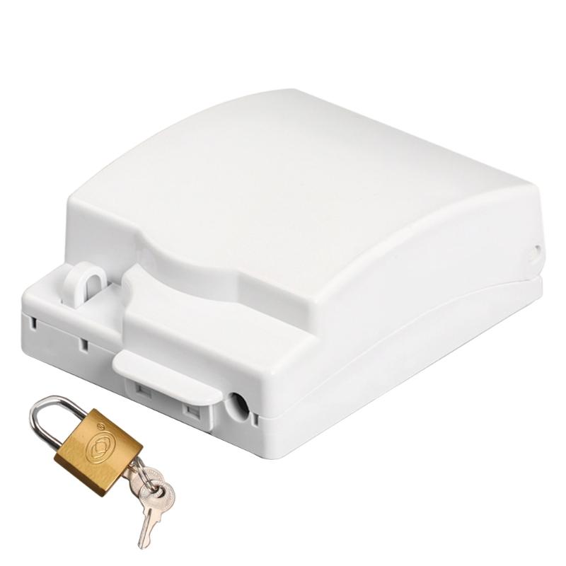 Durability Plastic Weatherproof Enclosures Metal Lock Compatible To 86 Style Electrical Sockets Moisture Resistance