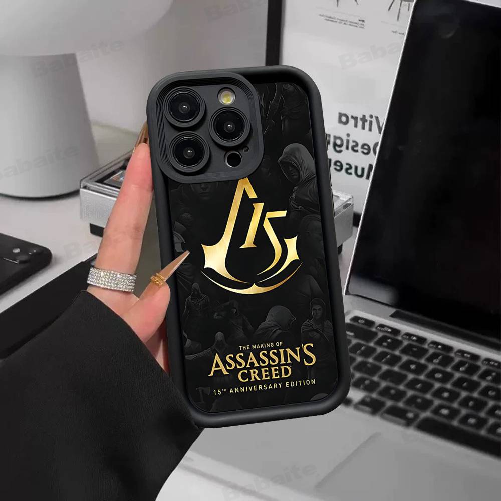 Game A-Assassins Creed S-Shadows Phone Case For IPhone 17 16 15 14 13 12 11 Air Plus Pro Max Soft Back Cover