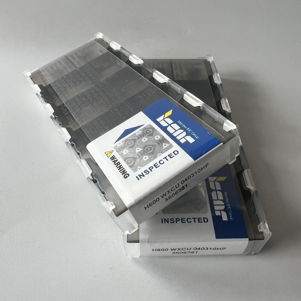 ISCAR / H600WXCU040310HP IC830 / Industrial indexable carbide inserts 10 Pcs