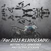 For 2025 BMW R 1300 GS ADV Thick Armor Film Tank Pad Full Body Decal Set - Anti-Scratch Shockproof Custom Styling High-Adhesion