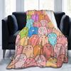 Cute Pig Themed Blanket Gifts Flannel Fleece Throw Blanket Soft for Girls Boys Adults Lightweight Comfortable Warm Blankets