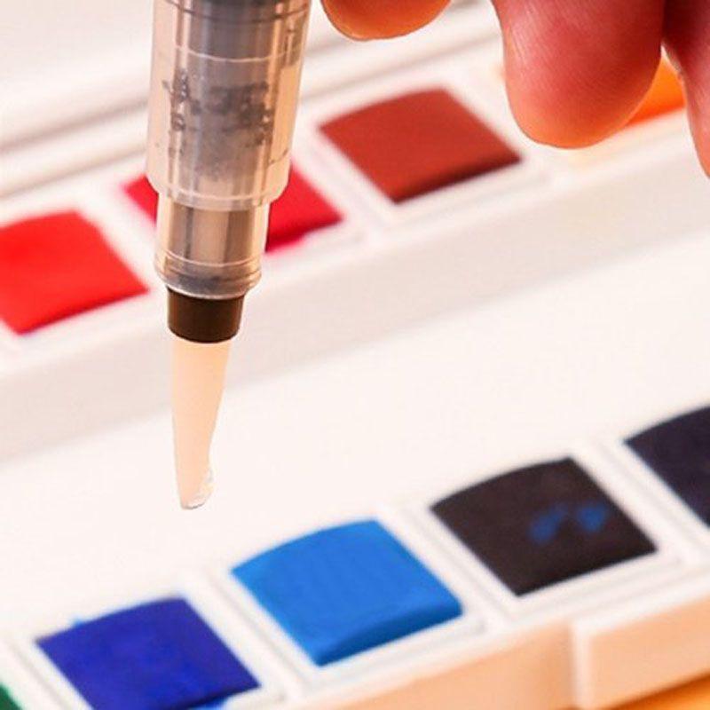 Pincel de Agua Pilot Recargable Premium Para Entusiastas de la Acuarela y el Dibujo a Tinta