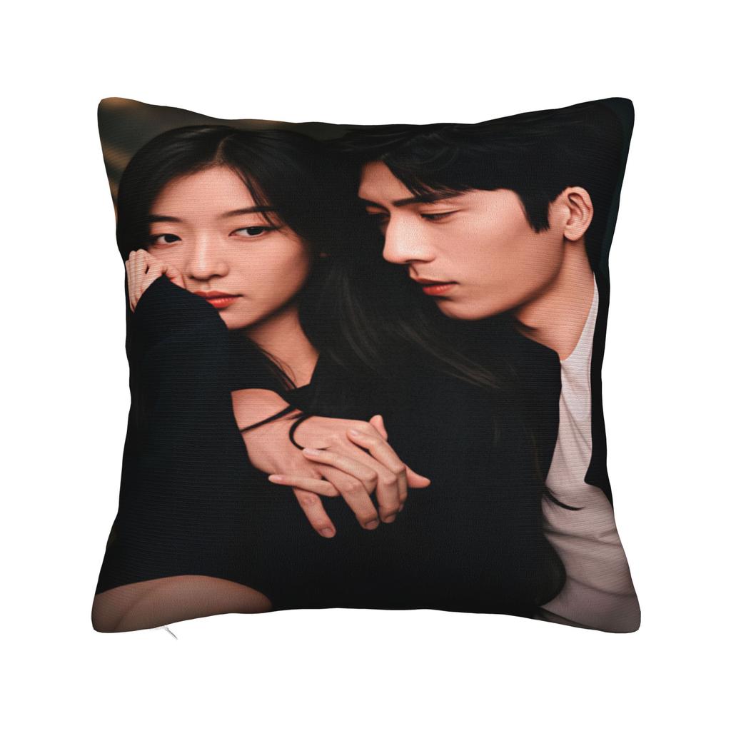 Jing Boran Sun Qian Luke Flora  Pillowcases  Kawaii Pillow Case For Living Room Sofa Custom Pillow Cover