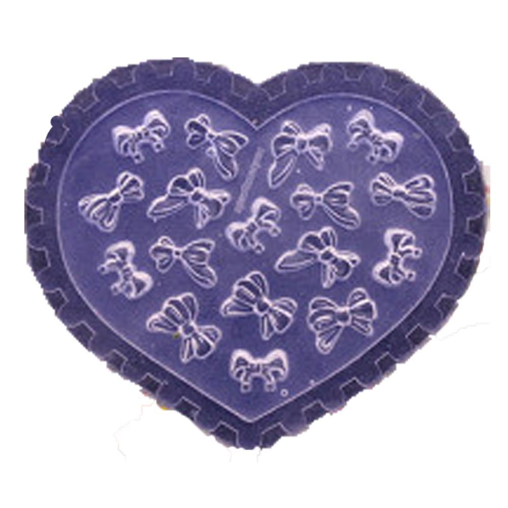 

DIY Manicure Tools Transparent 3D Silicone Stencils Nail Art Templates Stamping Plate Nail Mold AM-4