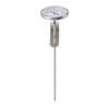 Milk Thermometer Professional High Accuracy Long Stem Stainless Steel Dial Thermometer for Coffee