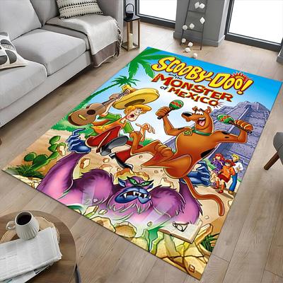 1PC Scooby-Doo Mexico Extra Large Non-Slip Floor Carpet, Office, Family, Bedroom, Studio - Large Area Rug Indoor Rugs1168A