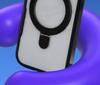 Apple ip17 Drop-Proof Magnetic Stand Dual Lens Protective Phone Case