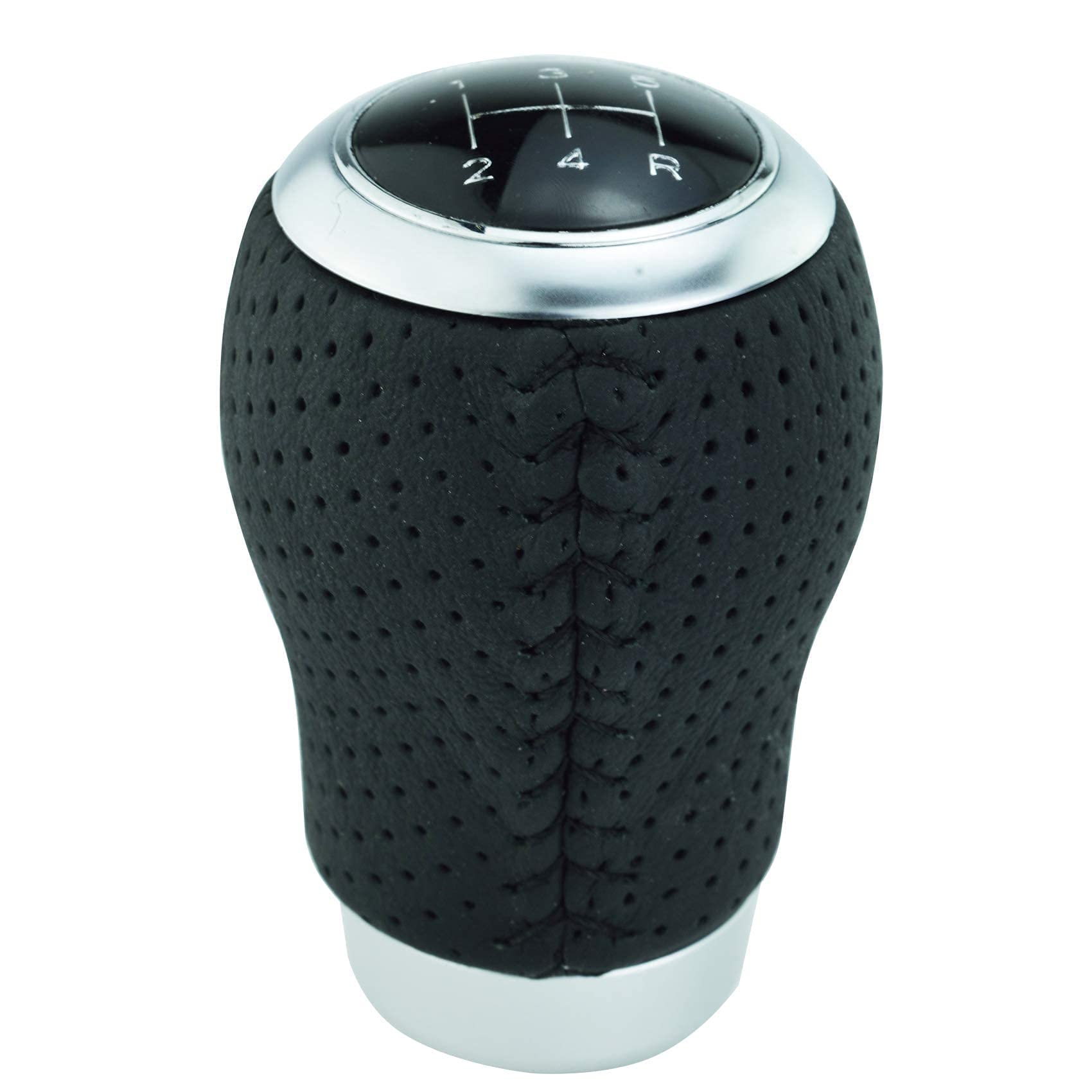 

Abfer 5 Speed Shift Knob PU Shift Head Knob Universal Shift Knob Replacement Fits Most Auto Manual Vehicles (Black Line) чорний