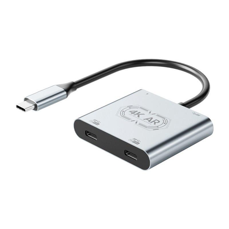 ABNR AR Glasses Docking Hub Type-C To AR Glasses Charging Adapter PD100W Fast Charge For AR Glasses