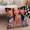 Drama TTrue Beauty Cushion Cover Throw Pillow Cover Hidden Button Durable Polyester Chair Cushion