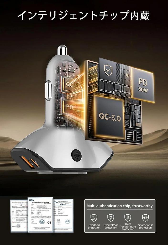 QISI FM Transmitter, Bluetooth 5.3, Max 45 W, Fast Charging, Car Charger, USB Memory,