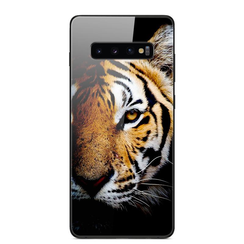 For Samsung S10 Plus Case Tempered Glass Hard Phone Back Cover Coque For Samsung Galaxy S10E S 10 5G S10plus Bumper Cases Capa