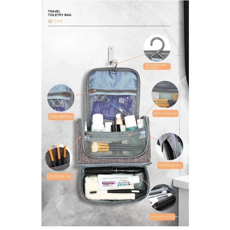 New Men Necessaries Hanging Make Up Bag Oxford Travel Organizer Cosmetic Bags Women Necessaries Make Up Case Wash Toiletry Bag