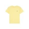 Ss23 Solid Color Embroidered Logo Casual Short Sleeve T-Shirt Men Tops Yellow AM00103KJ0008-P724