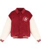 Kicheleehe Corduroy Varsity Jacket_Wine