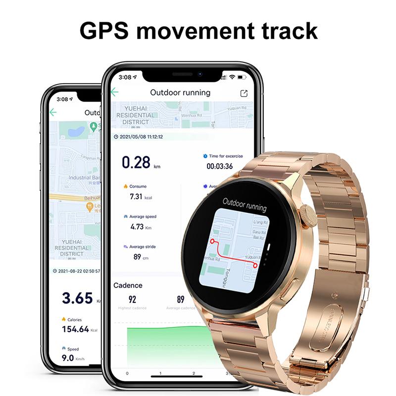 Nfc Smart Hodinky Ženy Bluetooth Hovor Gps Sledovanie Pohybu Hodiny Srdcová Frekvencia Ekg Krvný Tlak Muži Smartwatch Pre Android Ios