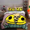 Skeleton Holding Smiley. Bedding Duvet Cover Sets Duvet Covers Pillowcases Gifts (1 * Duvet Cover 2 * Pillowcases, Without Duvet Insert)