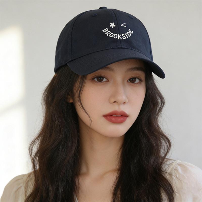 Cotton Baseball Cap With Embroidered Letters For Casual Sun Protection Men Women