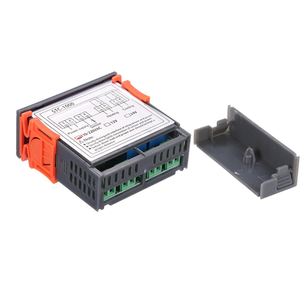 STC 1000 Digital Temperature Controller Heating Cooling Centigrade Thermostat with Sensor