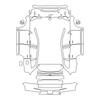 TPU Protective Film for Volvo EX90 2025 Interior Panel Anti-Scratch Repair Sticker