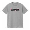 Ketamine Saves Lives T Shirt Perfect for EDM Rave Memes and More Vintage Washed Soft Stretched Unisex Top For Everyday Wear