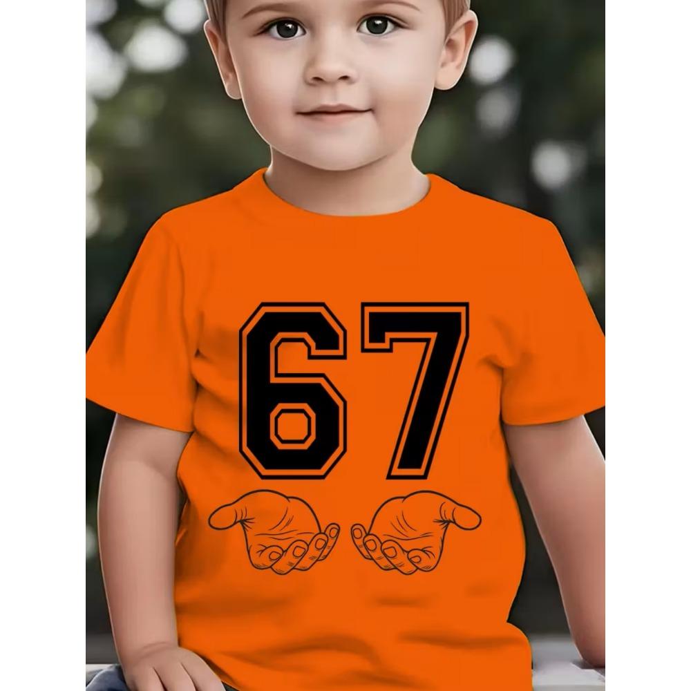 6 7 Six Seven Funny Italian Brainrot Kids Gamer Meme T-Shirt for Boys T-Shirt Short Sleeve Tops Fashion Y2k Children's Clothing