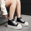 Ugly cute head board shoes 22 spring college students sports street shooting couple shoes casual high top