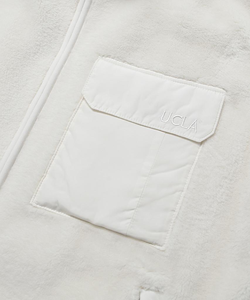 Ucla Wool Boa Vest [Ivory](Uyave10_22)