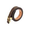 Louis Vuitton Mini Monogram Gürtel Canvas Damen Braun Breite 2,5cm #