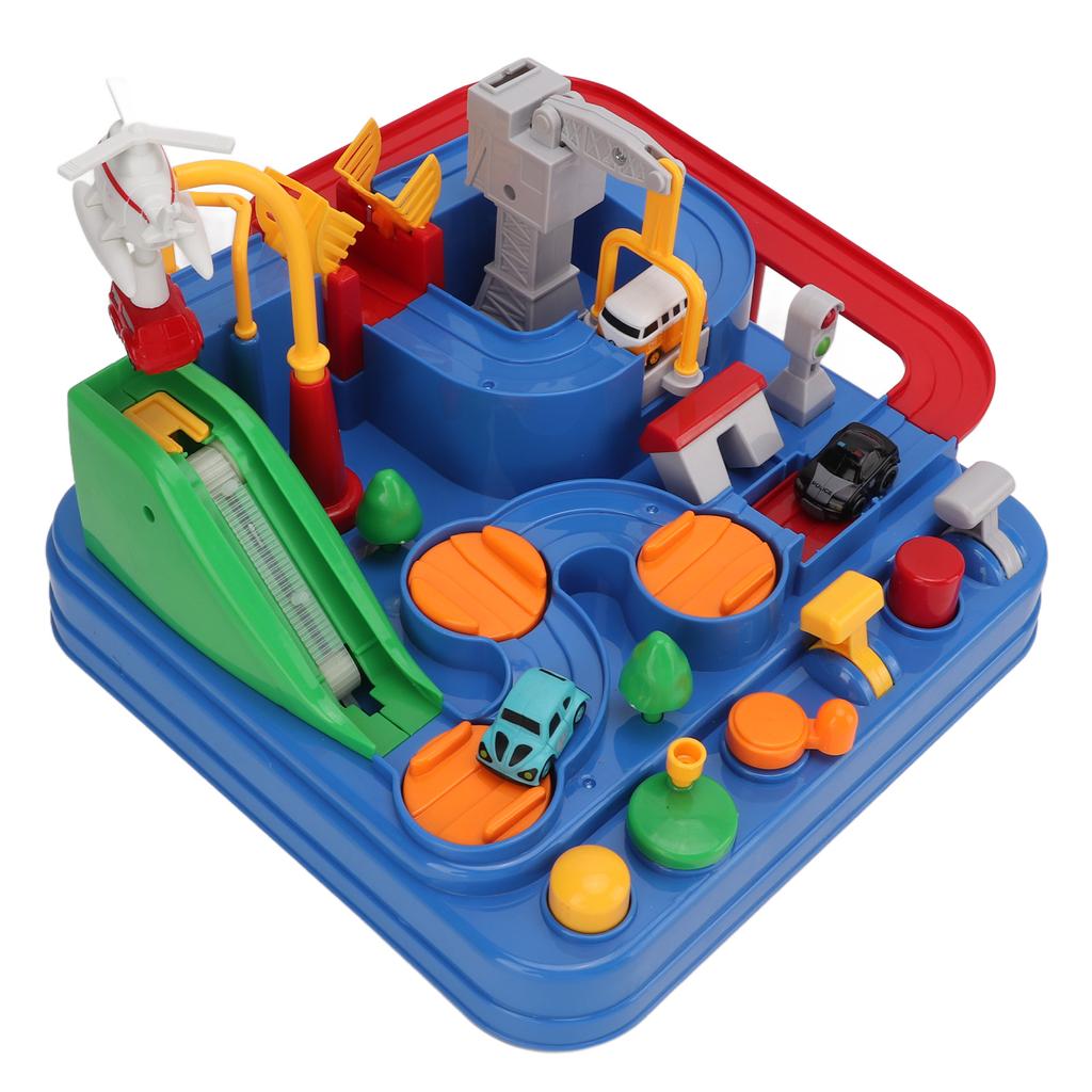 Railcar Toy Educational Parent Child Interactive Track Car Adventure Toys for Kid Gift