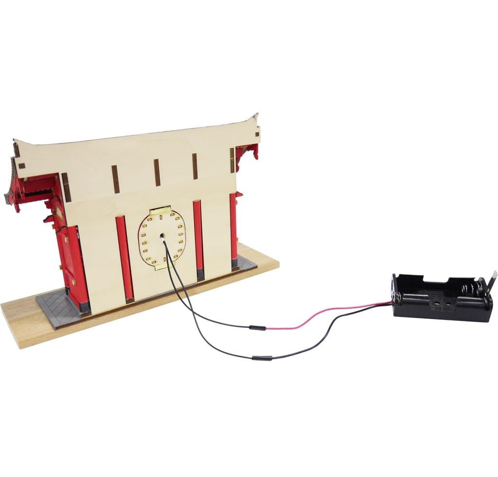 Woody Joe Half Type Kaminarimon Wooden Model Assembly Kit (Building)