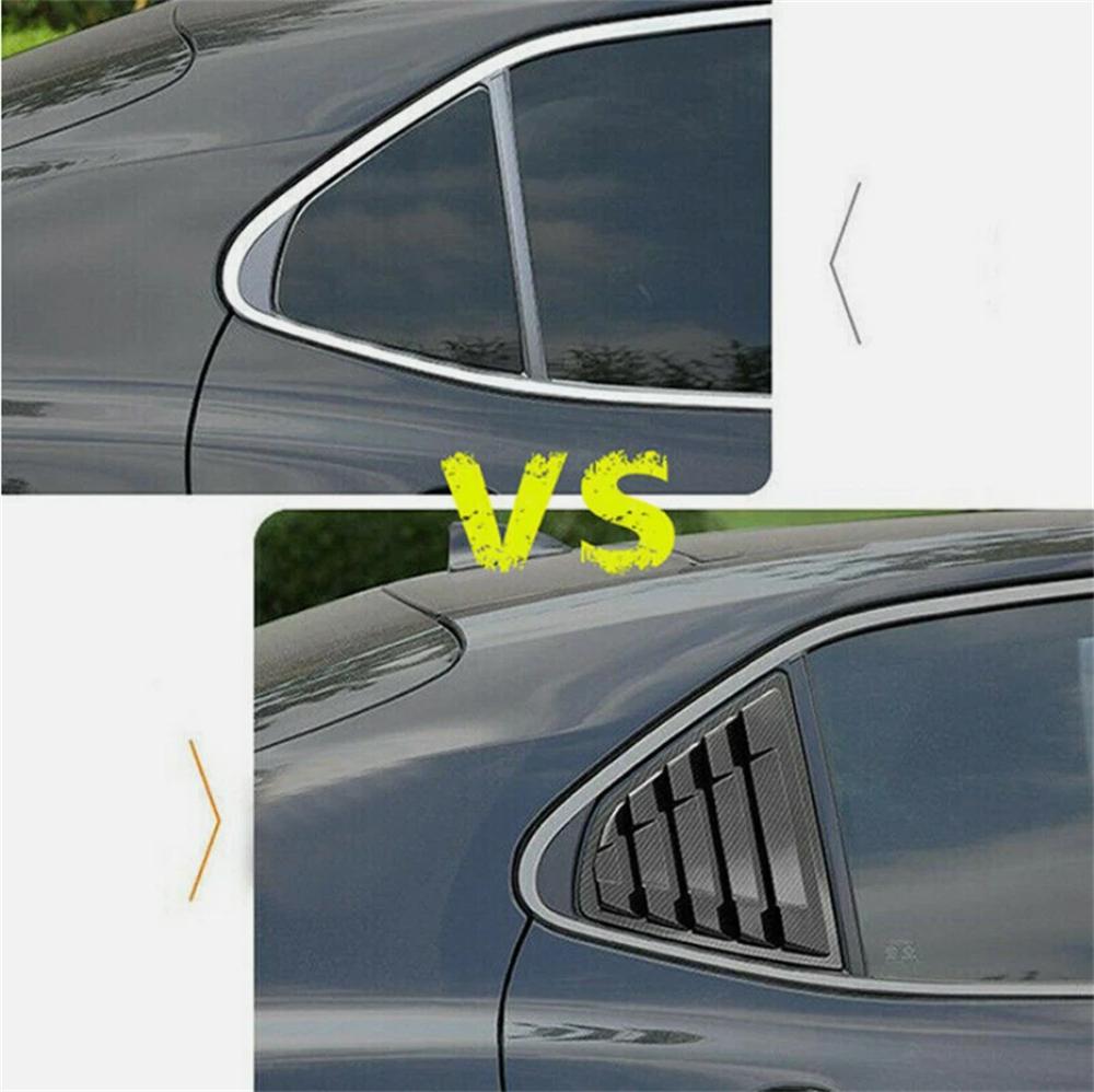 Vent Window Louver Trim - For Toyota Camry 2018-2024 - Carbon Fiber Look Cover