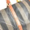 FENDI vintage Pecan travel bag travel bag bag Duffle Bag PVC/Leather khaki/Brown