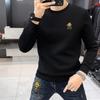Leichter Luxus Herren 3D Bär Hoodie: Herbst/Winter Lässig Vielseitig Plus Samt Verdickt Trendig Mode