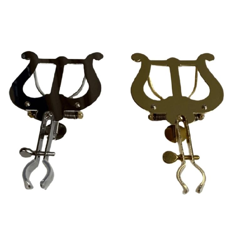 Brass Sheet Music Clip Holder Ergonomic Metal Design Sheet Music Organizer Metal Texture for Horn Trumpet Player