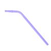 Food Grade Silicone Straw Reusable Bent Drinking Straw Portable Milk Tea Straw For Children Drinkware Party Bar Accessories