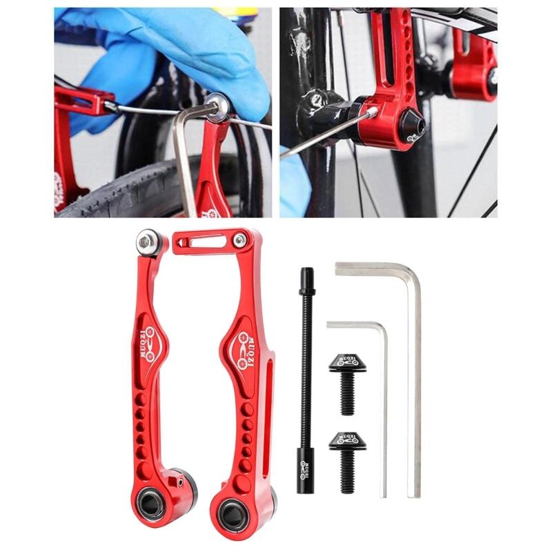 Light Weight Aluminum Alloy V Brake Caliper Aluminum Alloy Bicycles Brake Caliper Bike Accessories Easy to Install