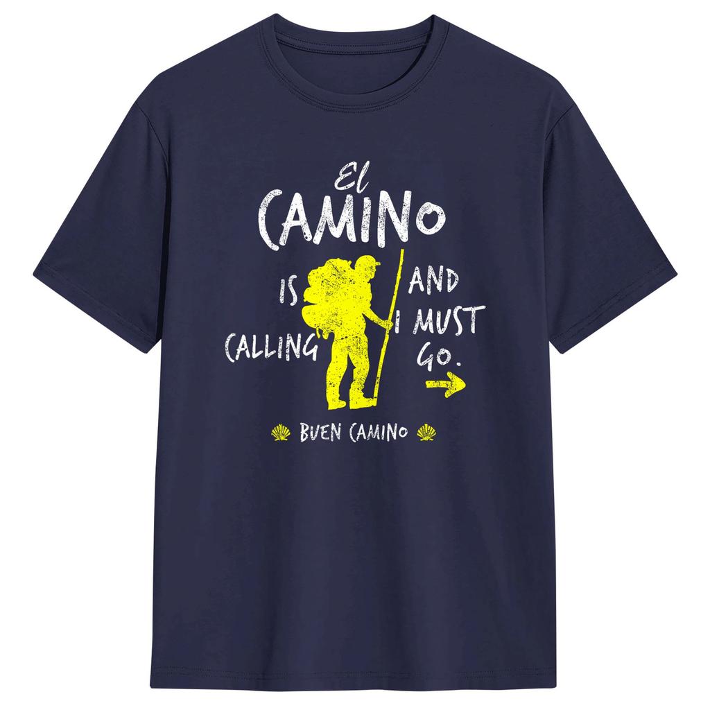 Unisex Camino De Santiago T Shirts Cotton Clothes Vintage Short Sleeve Round Collar Tee Shirt Gift Idea TShirts