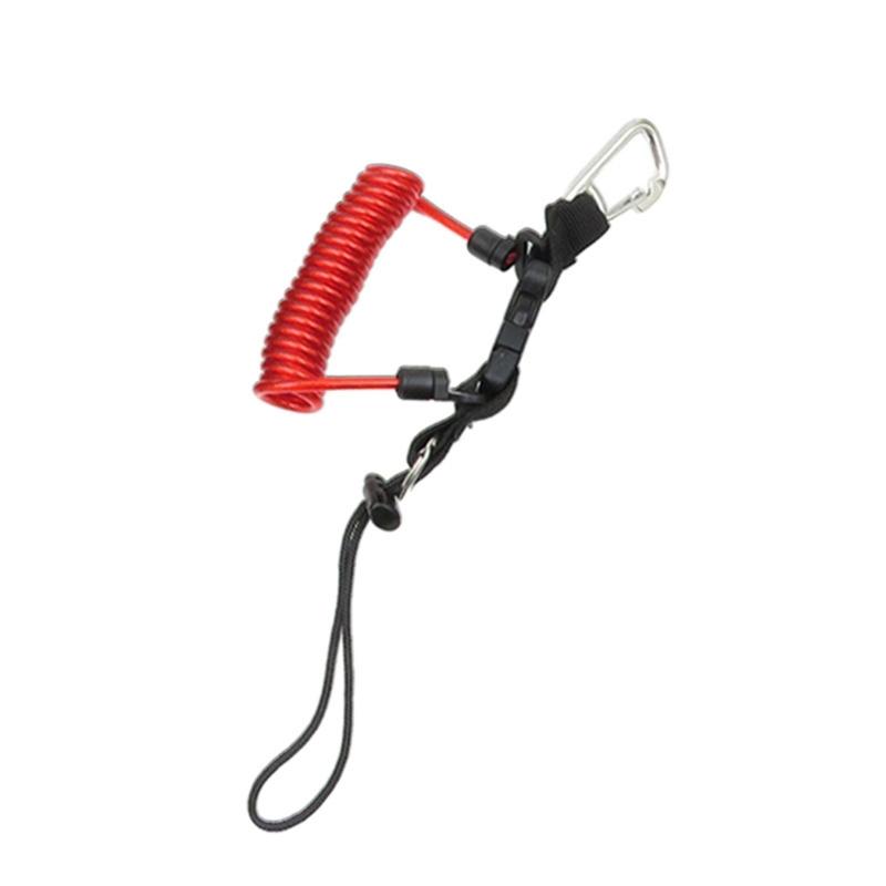 

Diving Spring Rope Scubas Diving Retractable Lanyard with Quick Release Buckles Camera Lanyard Diving Accessories