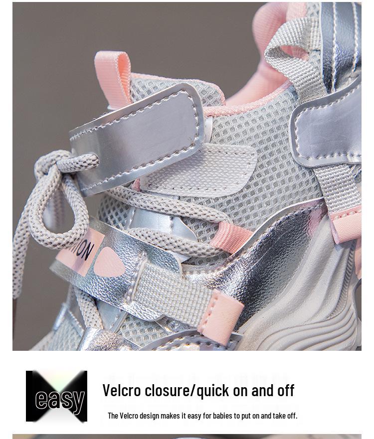 Scarpe Sportive Trendy per Bambini - Traspiranti, Versatili per Ragazzi e Ragazze, Scarpe da Corsa per Primavera e Autunno