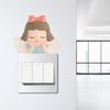 Cute 3D Wall Sticker Decorative 6x7cm Switch Decor Nursery Room Socket