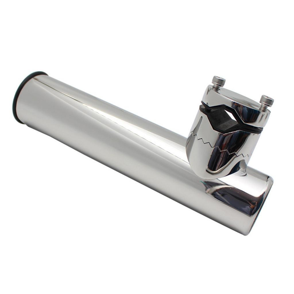 Boat Fishing Rod Holder Clamp Stainless Steel Adjustable Rail Fishing Rod Holder Clamp On Rail Mount 19mm-25mm/22mm-32mm