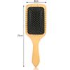 Simple Lady Female Wood Steel Needle Hairdressing Hair Care Healthy Scalp Massage Comb