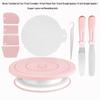 Zhaoran Non-Slip Rotating Cake Decorating Turntable Set