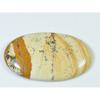 Ovaler Bildjaspis Heilkristall Cabochon Loser Natürlicher Edelstein 27X47MM SK-1427