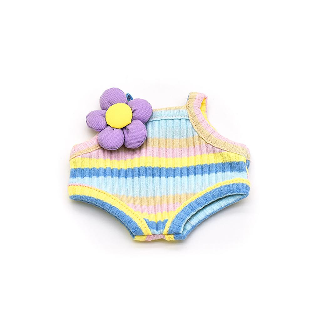20CM Doll Rompers Cartoon Plush Doll Replacement Outfit Playing House Accessories Mini Clothes