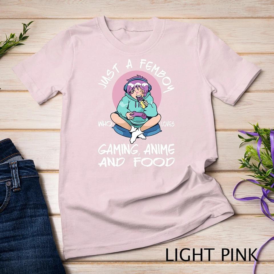 Femboy Outfit - Anime Gaming Femboy Top - Sissies Cosplay T-Shirt Unisex T-shirt 6 S