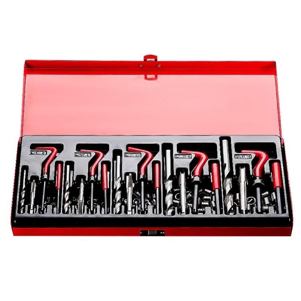 131Pcs/Box Fast Tap Craft Thread Repair Kit Auto Use Engine Repair Kit Tap Tool Set  Garage Work